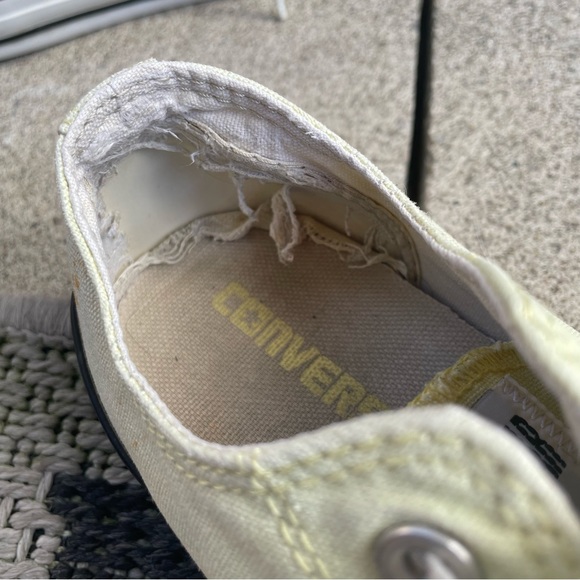 Pale Yellow Converse - Picture 4 of 9